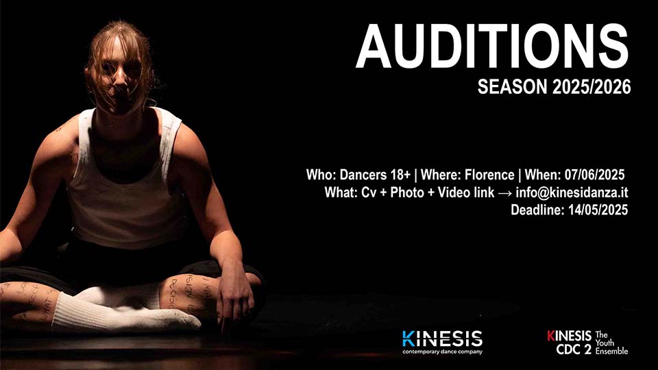 Audition Notice Kinesis Contemporary Dance Company And Kinesis CDC 2
