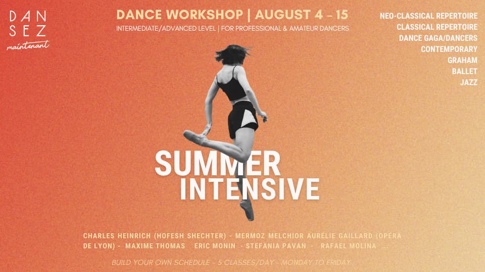 Dansez Maintenant Summer Intensive in Paris