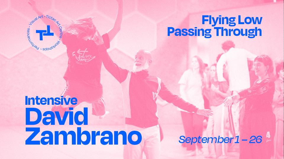 David Zambrano 4 weeks Flying Low and Passing Through Intensive – September 1 – 26