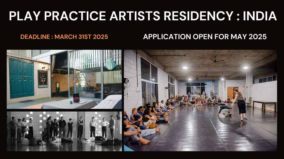 Open Call For Play Practice Artists Residency: India