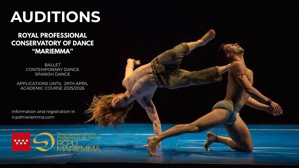 Royal Professional Conservatory of Dance “Mariemma” (Madrid) Auditions 2025